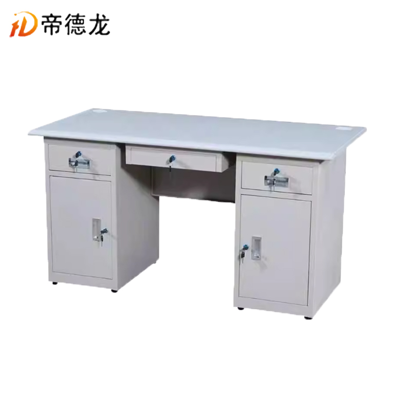 帝德龙二斗二门办公桌职员桌B02 1600*800*750mm高清大图