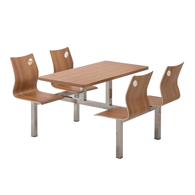 合祥源 连体餐桌椅组合 1200*600*750mm QX-CZ22 单位:张高清大图