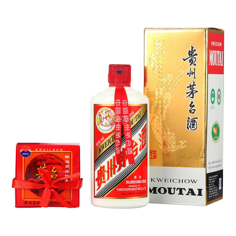 茅台飞天(2018年产) 53度 500ml 单瓶盒装 酱香型白酒