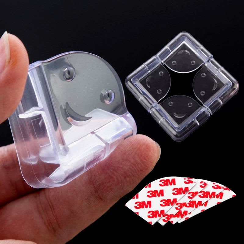 儿童防撞角加厚透明防碰包角玻璃茶几保护套宝宝安全双面胶护角垫|防撞角[海绵8个]图片