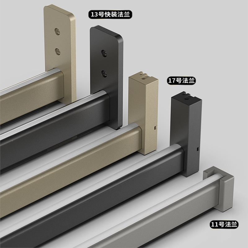 古达衣柜挂衣杆加厚衣通杆托衣橱横杆柜内固定法兰座柜内衣杆
