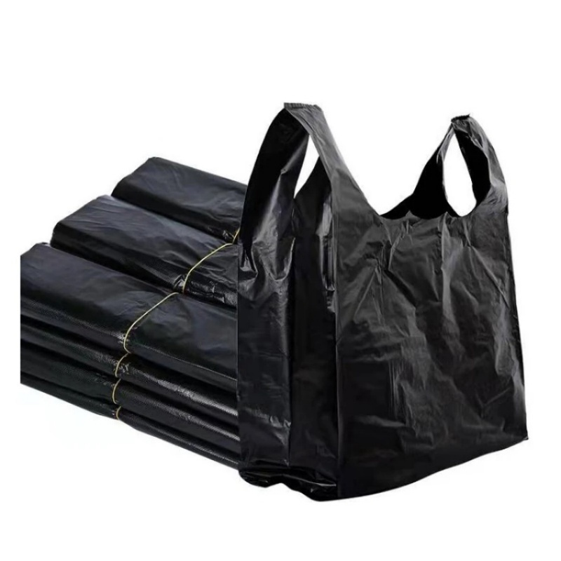 [鑫志友]黑色手提塑料袋 垃圾袋 加厚 26*40cm 100个/捆