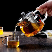 鼎亨玻璃茶壶耐高温耐热家用小号茶具过滤加厚防爆玻璃烧水泡茶壶