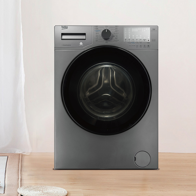 倍科(beko)BU-WCP 101452 PMI 10公斤变频滚筒洗衣机 全自动洗衣机 大容量(曼哈顿灰色)