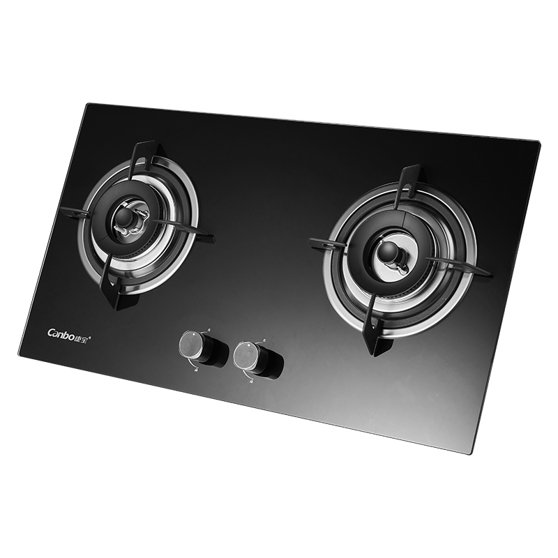 康宝燃气灶(天然气) 家用灶具 嵌入式台式两用 玻璃面板猛火灶 JZT-Q245-Y1高清大图