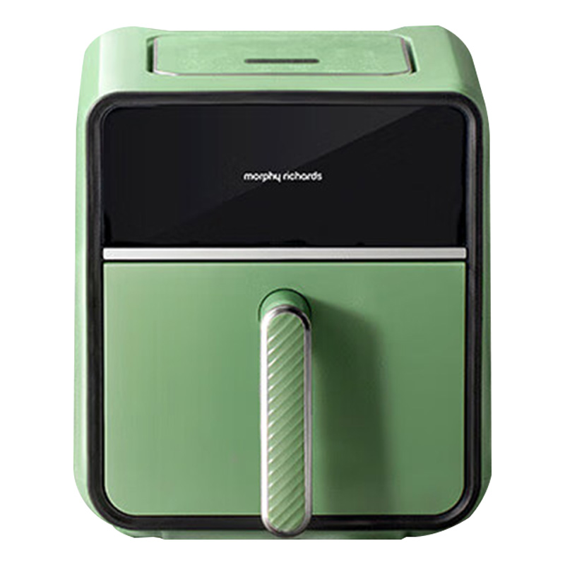 摩飞空气炸锅4L可视炉灯蒸汽嫩烤一体炸锅清新绿MR8101