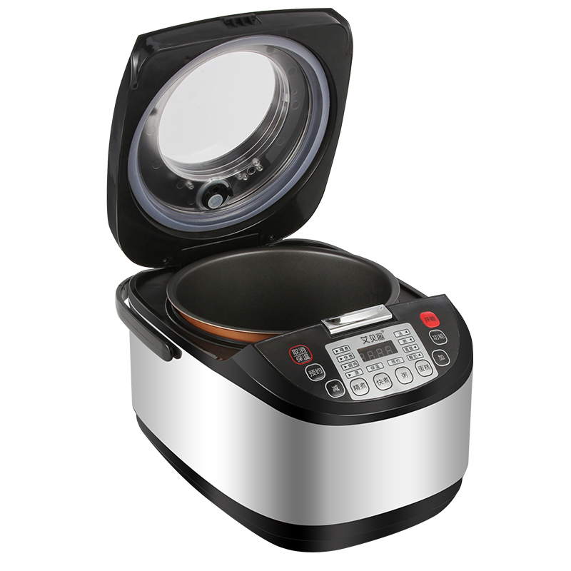 艾贝丽ft905l电饭锅电饭煲全自动智能预约黑晶不粘内胆多功能电饭锅