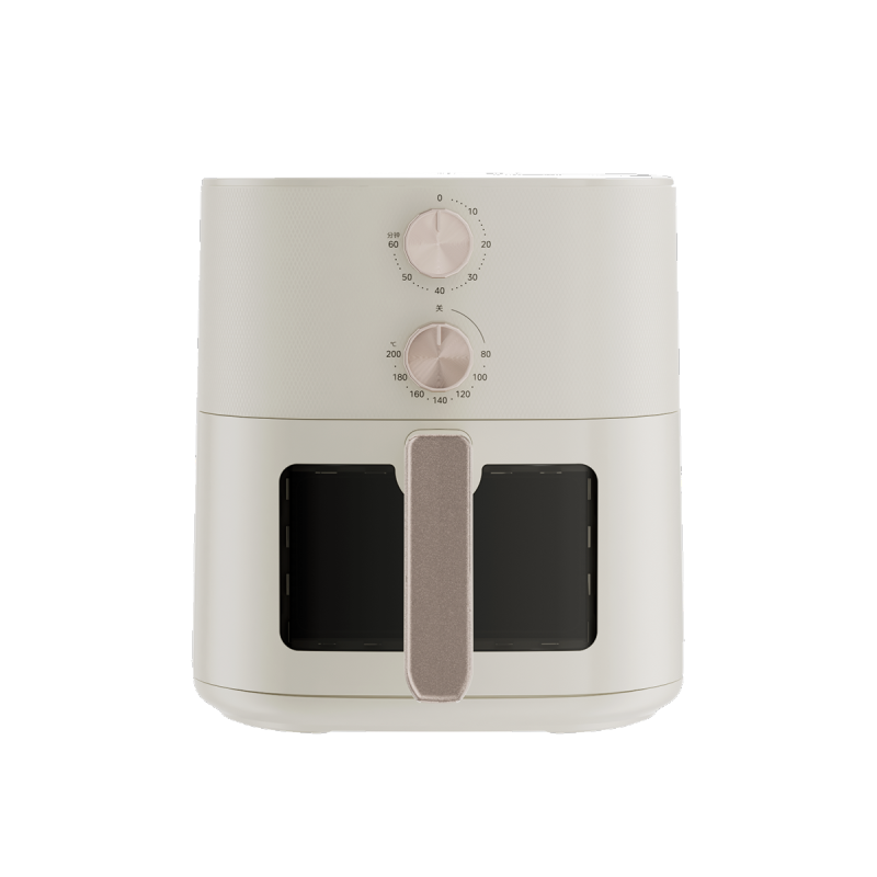 美的(Midea)空气炸锅可视双旋钮免翻面电炸锅大容量烤箱家用一体机烹饪机 MF-KZE6086