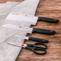 双立人(ZWILLING)NovaIII30cm炒锅欢乐厨房锅具14件套煎锅奶锅厨房不锈钢刀具炊具组合