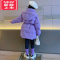 可莉允女童羽绒棉服外套冬季2022新款女大童洋气冬装网红儿童装束腰棉衣