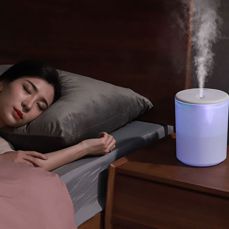 艾青春(AIYOUth)3.5L 大容量办公室加湿器家用静音小型桌面净化大雾量空气喷雾机 J1 白色