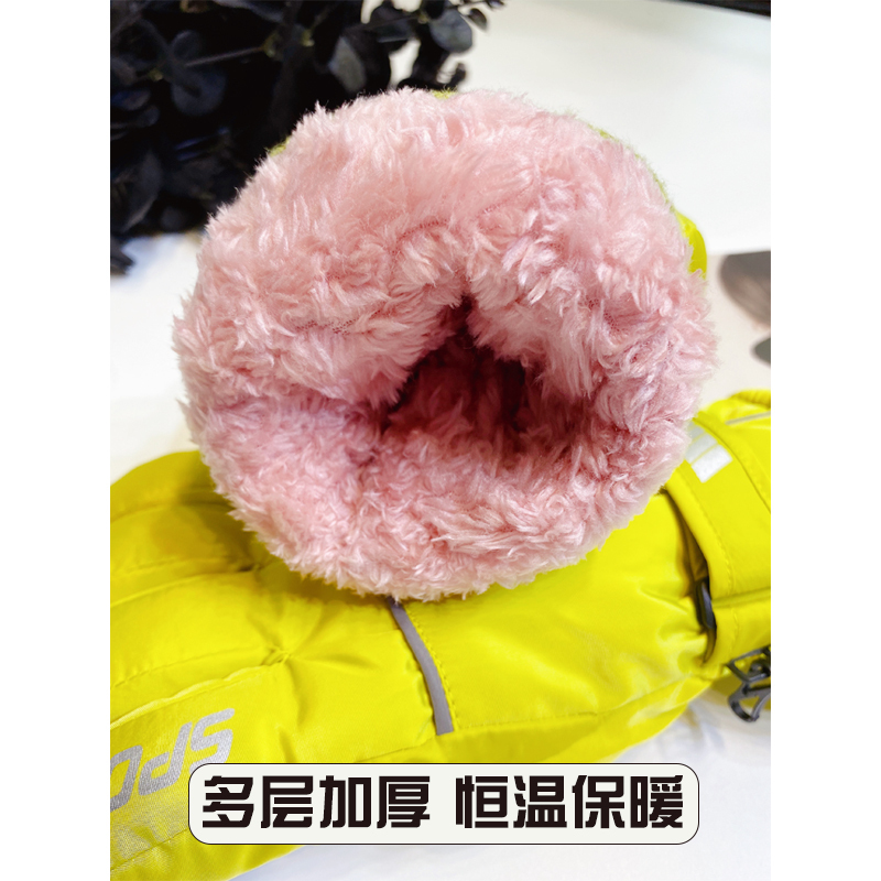 滑雪手套女男冬季保暖加绒加厚棉骑车防水冬天骑行防风户外摩托车