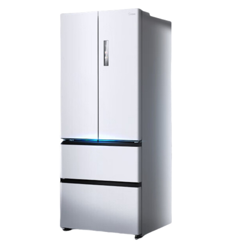 美的(Midea) MR-550WUFIPZE 曦云白 多门冰箱 一级能效 M60机皇550法式四开门冰箱523L大容量