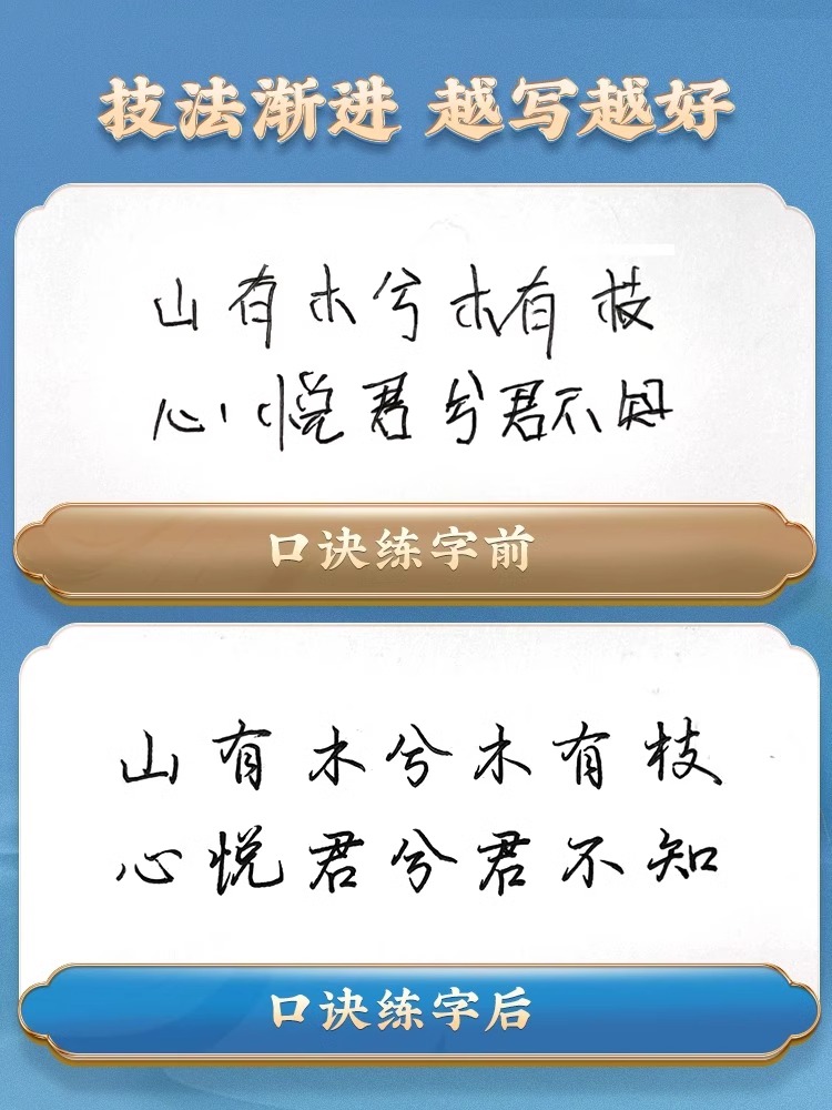 [全套攻略]行楷5本套(赠中性笔套装+消字笔) [正版]口诀化练行楷控笔训练字帖一笔写好一个字这些年的字我修养青春里的古高清大图