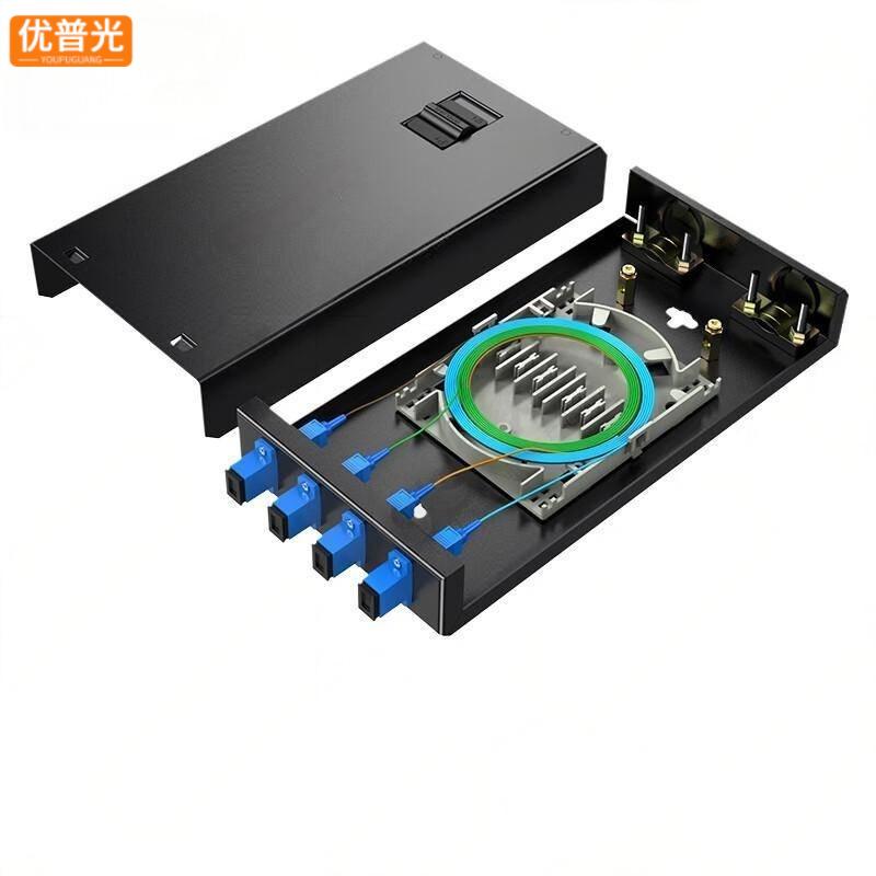 优普光 光纤终端盒4口SC(满配)/只高清大图