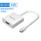 飞利浦miniDP转HDMI 转换器2160P高清视频转接头苹果雷电接口笔记本投影仪连接器 SWR3119BW 白色