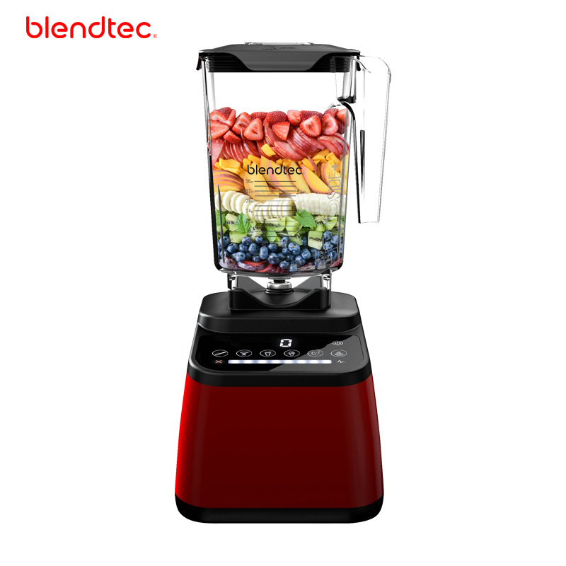 Blendtec(柏兰德)美国进口多功能家用加热全自动豆浆辅食榨汁机破壁料理机Designer650红色