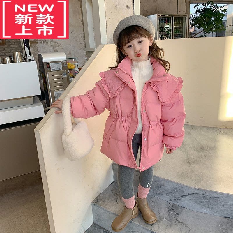可莉允女童棉衣冬款2022新款洋气女孩儿童外套冬装加厚棉袄冬季宝宝棉服图片