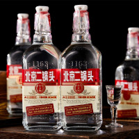 永丰牌北京二锅头 出口型小方瓶 清香型白酒 42度500ml*6瓶装( 红蓝绿三种颜色随机发货)