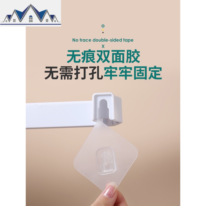 浴室拖鞋架壁挂免打孔卫生间墙壁挂式鞋架置物架厕所鞋子收纳 三维工匠高清大图