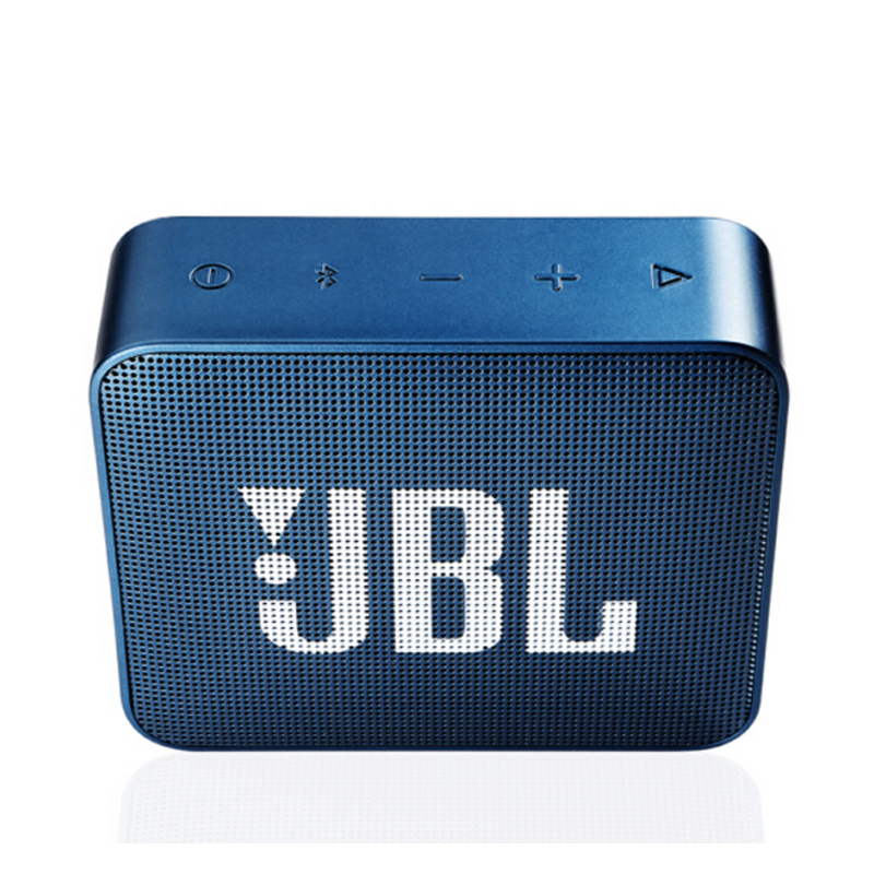 JBL GO2 音乐金砖二代 蓝牙音箱 低音炮 户外便携音响 迷你小音箱 可免提通话 防水设计 海军蓝