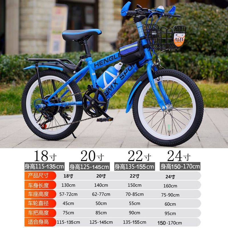 儿童自行车789101215岁男孩女20寸小学生单车中大童变速山地