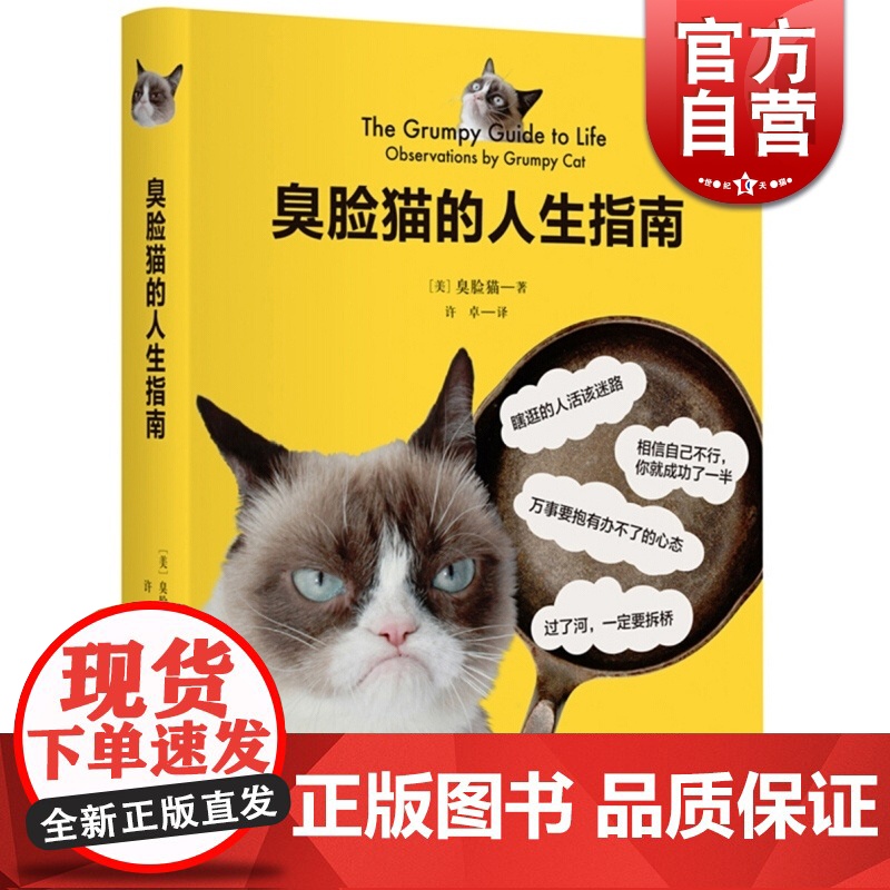臭脸猫的人生指南 臭脸猫 不爽猫 暴躁猫 塔塔酱 猫奴 铲屎官 正版图书籍 上海译文出版社 世纪出版高清大图