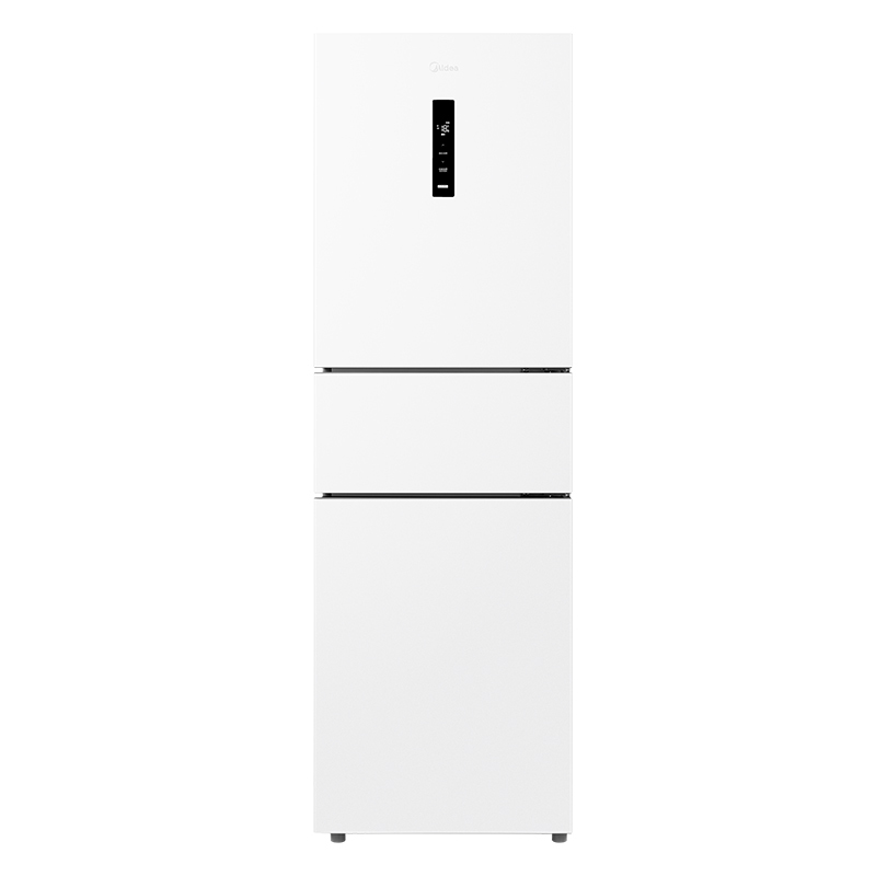 美的三门冰箱MR-283WTPE 271升风冷变频 自动除霜电脑控温 LED数码显示 独嵌两用白色PCM面板新1级能效高清大图