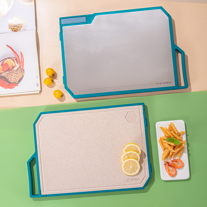 康巴赫不锈钢砧板切菜加厚案板自带磨刀石双面菜板 磨刀石款高清大图