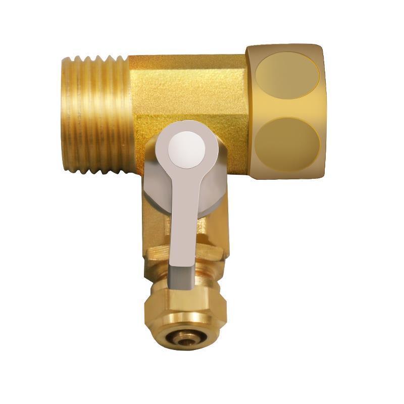 净水器进水三通球阀开关净水机水龙头接头通用4分转32分阀门配件2分快