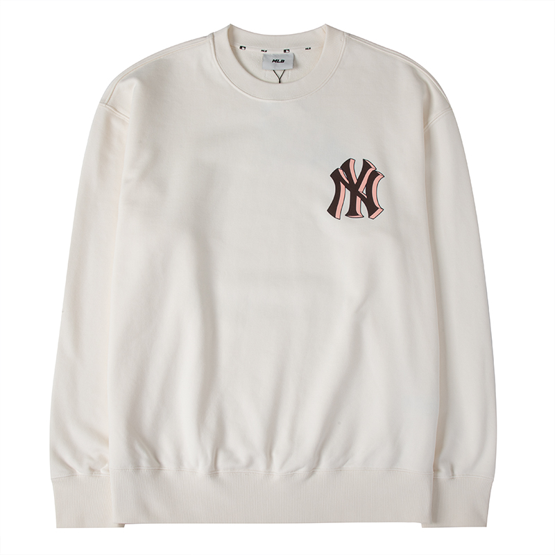 美职棒（MLB） 男女卫衣背后印花休闲长袖上衣 3AMTM0934-50CRS高清大图