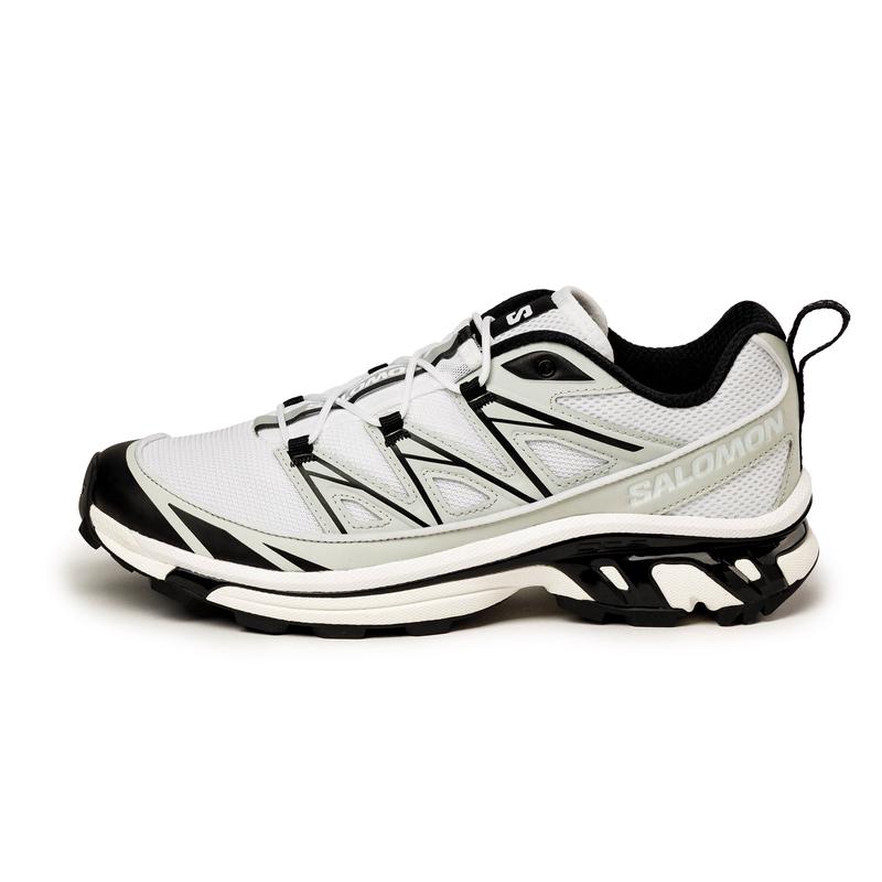 SALOMON男女新款XT-6 Expanse户外轻便透气减震防滑机能风黑武士越野跑鞋 White_/_Metal_/_Black 46