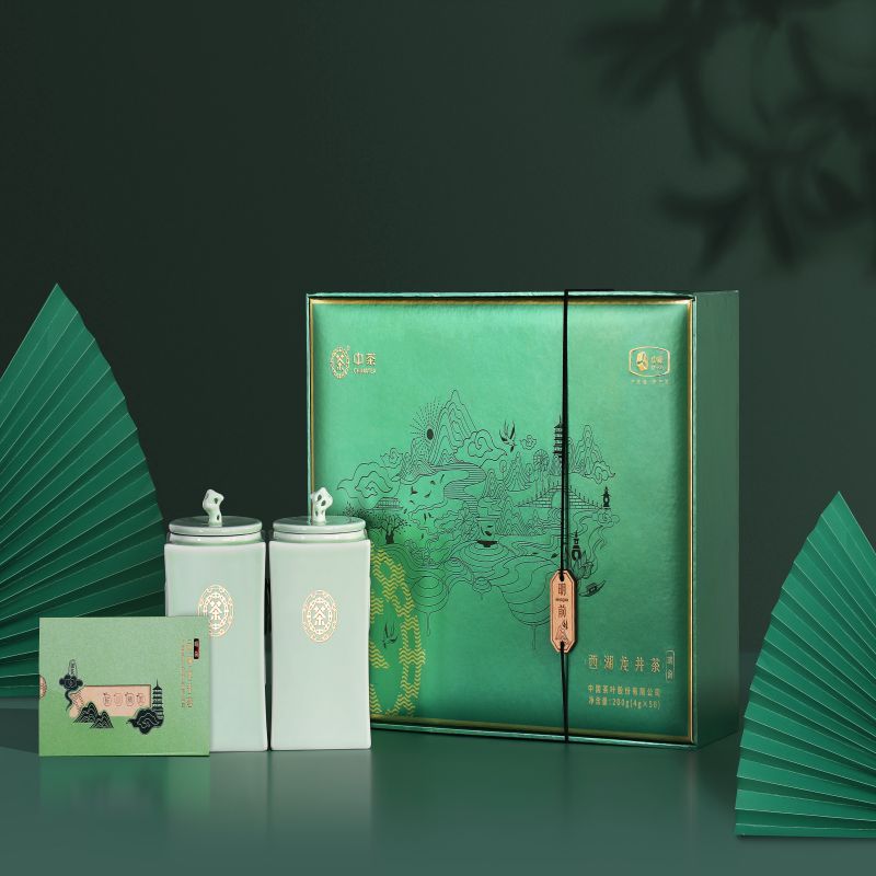 中茶 抢鲜西湖龙井茶礼盒版200g