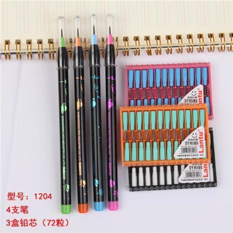 4支装1202款(配72粒铅芯) 下蛋笔 免削自动铅笔小学生不削通头铅笔 儿童奖品下蛋笔 免削自图片
