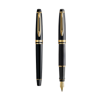 威迪文(WATERMAN)EXPERT系列丽雅黑金夹钢笔/墨水笔