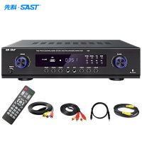 先科（SAST) K-60 家用功放机 2.0声道专业大功率重低音家庭影院内置蓝牙卡拉OK消原音KTV音响AV数字功放