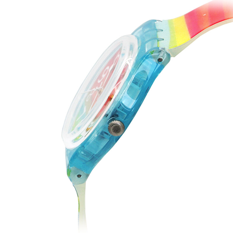 斯沃琪(SWATCH) 手表 原创炫彩系列树脂表带 石英男女通用腕表GS124