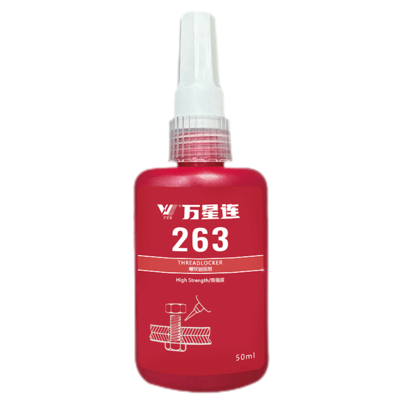 万星连 螺丝胶 263胶50ml 10支/盒图片