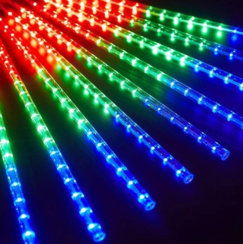 2025新款led户外防水景观灯树灯串灯-顺丰-5级-彩色【户外防水专用】30cm;12米40支【插电款】可串联