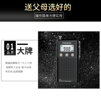 熊猫（PANDA）6204全波段立体声收音机老年人 迷你充电插TF卡随身广播半导体 小型老人听戏机（白色）