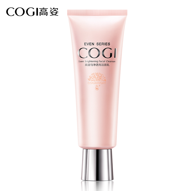 高姿(COGI)匀净透亮萃白护肤套装礼盒（洁面乳+萃白水+精华液+萃白乳霜）