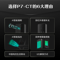 新品德施曼智能门锁密码锁指纹锁电子锁家用智能猫眼视频锁P7-CT