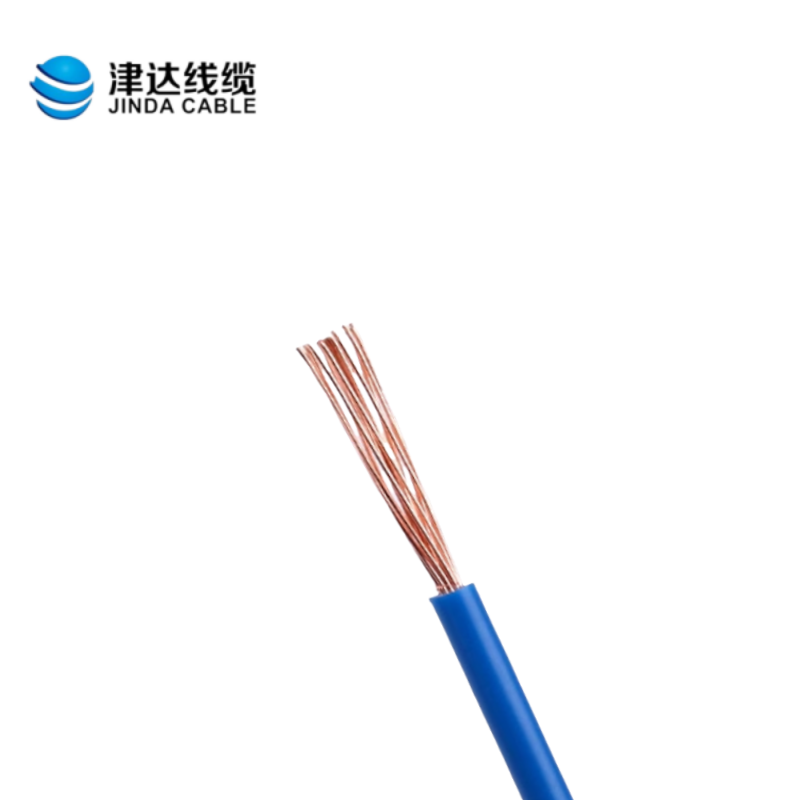 津达 铜芯软电线BVR1蓝色450/750V 米高清大图