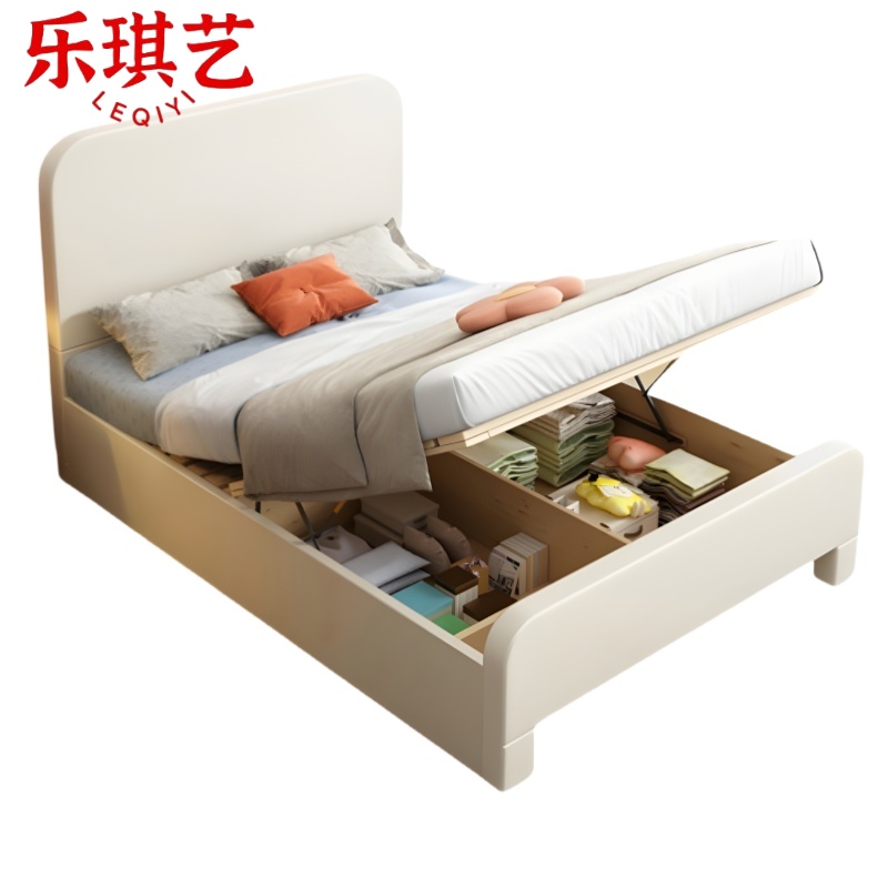 乐琪艺 实木床 LQY-SMC-03 张高清大图