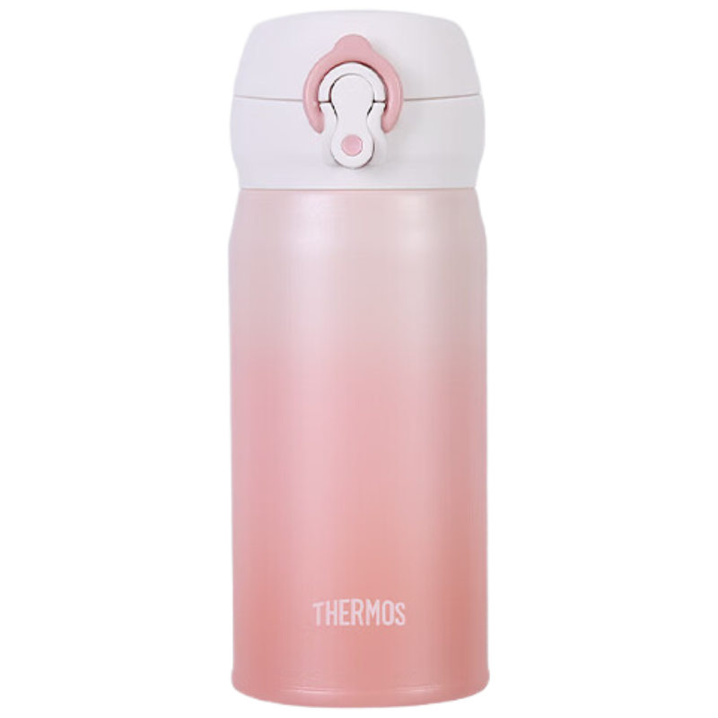膳魔师(THERMOS)保温杯316钢350ml男女士儿童水杯跨年元旦新年礼物珊瑚粉 JNL-350S