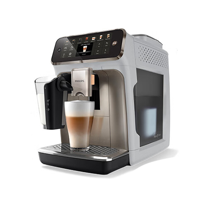 飞利浦(PHILIPS)新5系pro意式全自动咖啡机研磨一体冷热双温3秒速启EP5242/62灰色[单位:台]高清大图