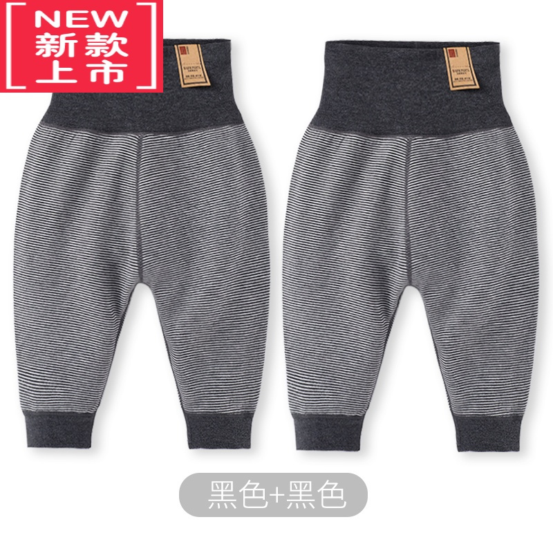 可莉允婴儿保暖裤宝宝加绒裤子儿童德绒秋裤秋冬打底裤高腰护肚大pp裤