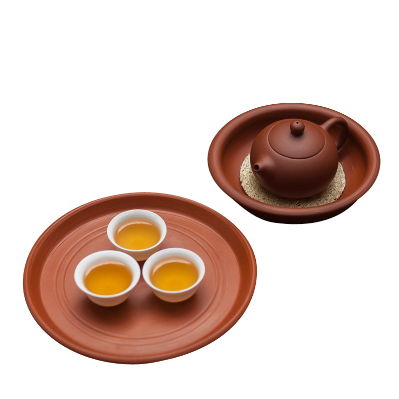 美帮汇潮汕干泡四件套茶洗茶渣盆功夫茶具朱泥手拉壶壶承茶盘茶船高清大图