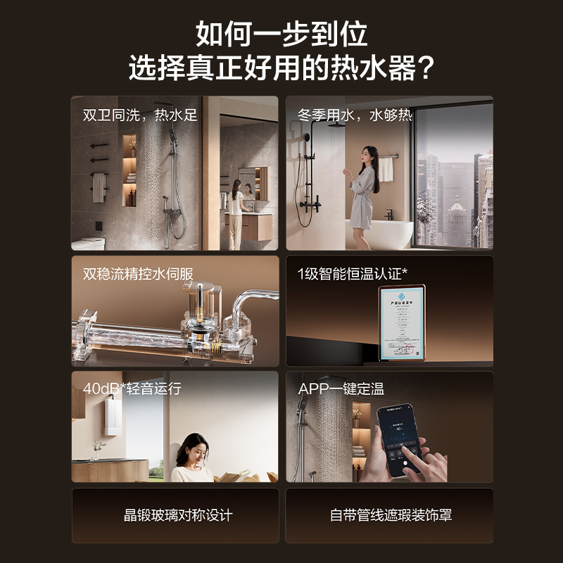 方太16升燃气热水器天然气强排式家用智能恒温洗澡[升级蝶翼热水器2.0]02-MS16T1-FR高清大图