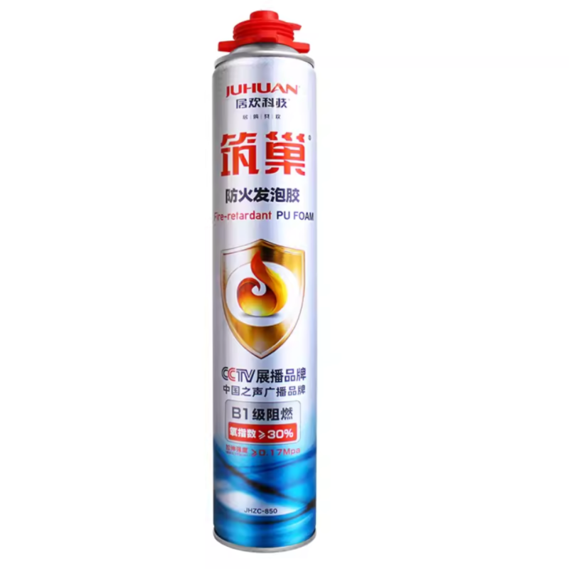 筑巢防火发泡胶填缝剂门窗泡沫胶填充剂750ml 单位:瓶高清大图